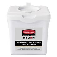 PRODUCTS | Rubbermaid Commercial HYGEN 7.92 in. x 7.75 in. x 7.44 in. Disposable Microfiber Charging Bucket - White (4/Carton)
