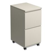 OFFICE FILING CABINETS AND SHELVES | Alera 14.96 in. x 19.29 in. x 27.75 in. 2 Legal/Letter-Size File Drawers Left or Right File Pedestal with Full-Length Pull - Putty