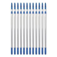 PRODUCTS | Gritt Commercial 3.5 ft. to 6 ft. Telescopic Aluminum Extension Pole with Click/Lock Adapter Cone - Blue/Silver (12/Carton)