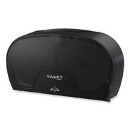 TOILET PAPER DISPENSERS | Morcon Paper VT1004 Valay 5.62 in. x 11.4 in. x 21.2 in. Small Core Jumbo Bath Tissue Dispenser - Black