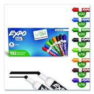 PRODUCTS | EXPO Low-Odor Chisel Tip Dry Erase Marker Office Value Pack - Assorted Colors (192/Pack)