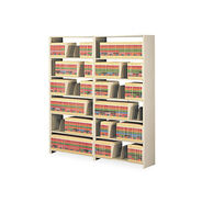 PRODUCTS | Tennsco 48 in. x 12 in. x 88 in. Steel Snap-Together 7-Shelf Closed Add-On Unit - Sand