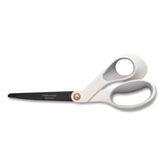 ARTS AND CRAFTS | Fiskars 9.75 in. Long 8 in. Cut Length Premier SoftGrip Nonstick Scissors - Offset White Handle