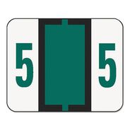 LABELS | Smead 1 in. x 1.25 in. 5 Numerical End Tab File Folder Labels - White (1-Roll)