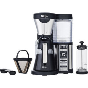  | Factory Reconditioned Ninja Coffee Bar with Glass Carafe & Auto-IQ One Touch Intelligence