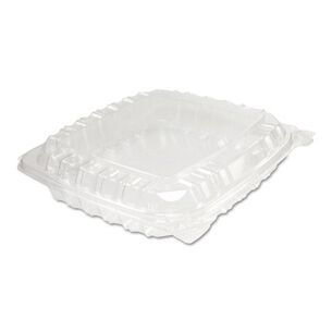 PRODUCTS | Dart ClearSeal 8.31 in. x 8.31 in. x 2 in. Plastic Hinged-Lid Plastic Containers - Clear (250/Carton)