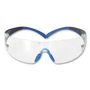 EYE PROTECTION | 3M SecureFit 400 Series Plastic Frame Polycarbonate Lens Protective Eyewear - Black/Blue Frame/Clear Lens