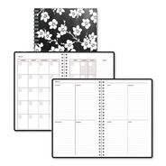 PAPER AND PRINTABLES | House of Doolittle Recycled Non-Dated Monthly/Weekly Cherry Blossoms Planner - Black/White Cover