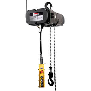 ELECTRIC CHAIN HOISTS | JET 460V 16.8 Amp TS Series 2 Speed 2 Ton 20 ft. Lift 3-Phase Electric Chain Hoist