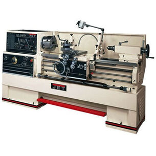 PRODUCTS | JET GH-1660ZX Lathe with 300S DRO Taper Attachment and Collet Closer