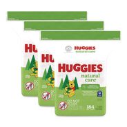 PRODUCTS | Huggies Natural Care 3.88 in. x 6.6 in. 1-Ply Sensitive Baby Wipes - Unscented White (552/Carton)