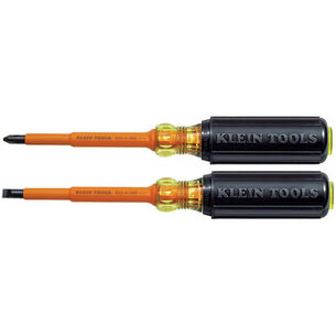 HAND TOOLS | Klein Tools 2-Piece 1000V Insulated Slotted and Phillips Screwdriver Set