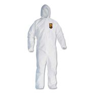 BIB OVERALLS | Ansell A20 Breathable Particle Protection Coveralls with Zip Closure - Triple Extra Large, White (20/Carton)