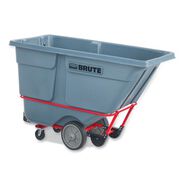 CLEANING CARTS | Rubbermaid Commercial 1 cu yd BRUTE DURATILT Frame Tilt Truck Heavy Duty 2100 lb Capacity Gray
