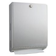 PAPER TOWEL HOLDERS | Bobrick B-2620 ClassicSeries 10.81 x 3.94 x 14.06 Surface-Mounted Paper Towel Dispenser - Satin