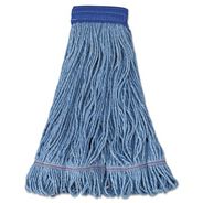MOPS | Boardwalk 5 in. Super Loop Cotton/Synthetic Fiber Wet Mop Head - X-Large, Blue (12/Carton)