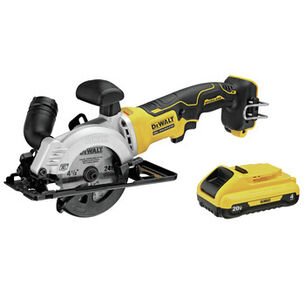 POWER TOOLS | Dewalt ATOMIC 20V MAX Brushless 4-1/2 in. Circular Saw and 4 Ah Compact Lithium-Ion Battery