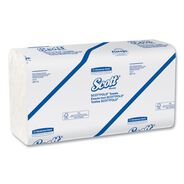 CLEANING TOOLS | Scott 45957 9.4 in. x 12.4 in. 1-Ply Essential Low Wet Strength Multi-Fold Towels - White (25 Packs/Carton)