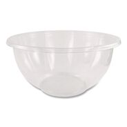 BOWLS AND PLATES | World Centric 6.7 in. Diameter x 3.3 in. Height 32 oz. Plastic Salad Bowls - Clear (600/Carton)