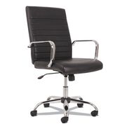 PRODUCTS | Basyx 5-Eleven 17.1 in. to 20 in. Seat Height 250-lbs. Capacity Mid-Back Executive Chair - Black/Chrome