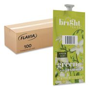 TEA | FLAVIA 48023 0.07 oz. Pouch The Bright Tea Co. Freshpack - Green with Jasmine (100/Carton)