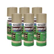 ARTS AND CRAFTS | Rust-Oleum 12 oz. Aerosol Can Camouflage Spray Paint - Flat Sand (6/Carton)