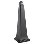 SMOKING RECEPTACLES | Rubbermaid Commercial 12.25 in. x 39.75 in. 1 gal. GroundsKeeper Pyramid Cigarette Waste Collector - Black
