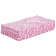 PAPER TOWELS AND NAPKINS | Boardwalk 12 in. x 21 in. Foodservice Wipers - Pink/White (200/Carton)