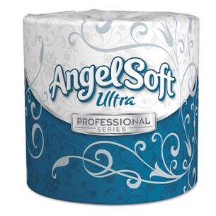 PAPER AND DISPENSERS | Georgia Pacific Professional 2-Ply Angel Soft Ultra Septic Safe Premium Bathroom Tissue - White (400 Sheets/Roll, 60/Carton)