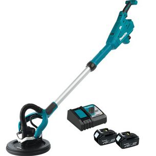 PRODUCTS | Makita 18V LXT Brushless Lithium-Ion 9 in. Cordless Drywall Sander Kit (5 Ah)