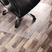FACILITY MAINTENANCE SUPPLIES | Floortex NRCMFLPD0005 Cleartex Unomat 60 in. x 48 in. Anti-Slip Chair Mat for Hard Floors and Flat Pile Carpets - Clear