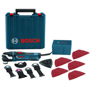 OSCILLATING TOOLS | Factory Reconditioned Bosch StarlockPlus Oscillating Multi-Tool Kit with Snap-In Blade Attachment & 5 Blades