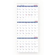 PRODUCTS | Brownline 12.25 in. x 27 in. Dec 2024-Jan 2026 Three-Month Wall Calendar - White/Blue Sheets