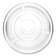 CUPS AND LIDS | Vegware C96F-CH 96 Series Compostable Cold Cup Lids (1000/Carton)