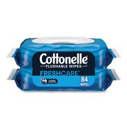 PRODUCTS | Cottonelle 35970 1-Ply 3.73 in. x 5.5 in. Fresh Care Flushable Cleansing Cloths - White (84/Pack)