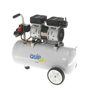 PRODUCTS | Quipall 6-1-SIL 1 HP 6.3 Gallon Oil-Free Wheelbarrow Air Compressor