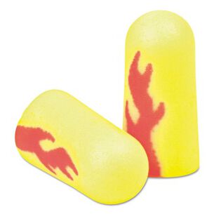 EAR PLUGS | 3M E A Rsoft Blasts Uncorded Foam Earplugs - Yellow Neon/Red Flame (200/Box)