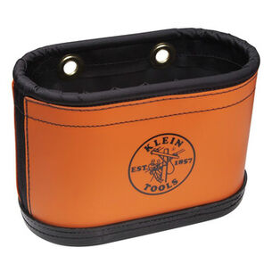 TOOL STORAGE | Klein Tools 14-Pocket Hard-Body Oval Bucket with Kickstand - Orange