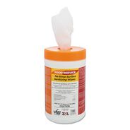 PRODUCTS | 2XL 6 in. x 8 in. 1-Ply Food Service No Rinse Surface Sanitizing Wipes - White (6/Carton)
