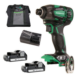 PRODUCTS | Metabo HPT MultiVolt 18V Brushless Lithium-Ion Cordless Triple Hammer Impact Driver Kit with 2 Batteries (1.5 Ah)