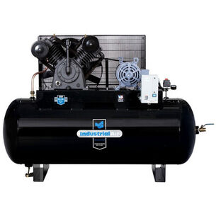 PRODUCTS | Industrial Air IH9919910 10 HP 120 Gallon Oil-Lube Horizontal Stationary Air Compressor with Aosmith Motor
