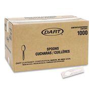 CUTLERY | SOLO Teaspoon Individually Wrapped Reliance Mediumweight Cutlery - White (1000/Carton)