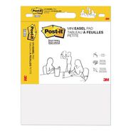PROJECT AND DISPLAY BOARDS | Post-it Easel Pads Super Sticky 15 in. x 18 in. 20 Sheets Unruled Vertical-Orientation Self-Stick Easel Pads - White (2/Pack)