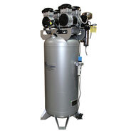 STATIONARY AIR COMPRESSORS | California Air Tools CAT-60040DCAD 4 HP 60 Gallon Ultra Quiet and Oil-Free Dolly Air Compressor with Air Dryer and Auto Drain