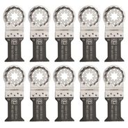OSCILLATING TOOL ACCESSORIES | Fein 1-3/8 in. Long-Life Bi-Metal Oscillating E-Cut Saw Blade (10-Pack)
