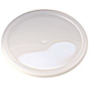 PRODUCTS | Fabri-Kal 4.6 in. Diameter Pro Kal Polyethylene Flush Fill Round Plastic Deli Lids - Clear (500/Carton)