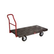 UTILITY CARTS | Rubbermaid Commercial 24 in. x 48 in. 1200 lbs. Capacity Heavy-Duty Platform Truck Cart - Black