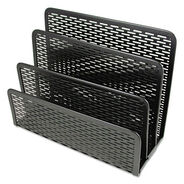 PRODUCTS | Artistic Urban Collection 6.5 in. x 3.25 in. x 5.5 in. 3 Sections DL to A6 Size Files Punched Metal Letter Sorter - Black