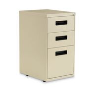 OFFICE FURNITURE AND LIGHTING | Alera ALEPABBFPY 14.96 in. x 19.29 in. x 27.75 in. 3-Drawers: Box/Box/File Legal/Letter Left or Right File Pedestal - Putty