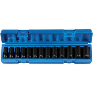 PRODUCTS | Grey Pneumatic 13-Piece 3/8 in. Drive 12 Point Metric Semi-Deep Impact Set